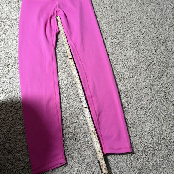Lululemon Women’s Mid Rise Hot Pink Leggings 23” Athletic Activewear Yoga Sz 4 - Picture 9 of 9
